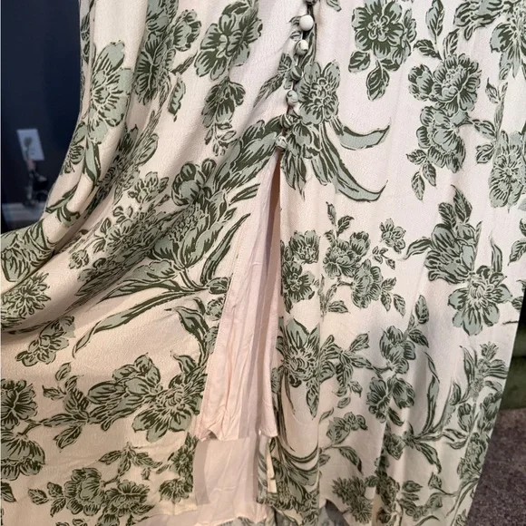 Bohme Green Floral Dress - Picture 2 of 6